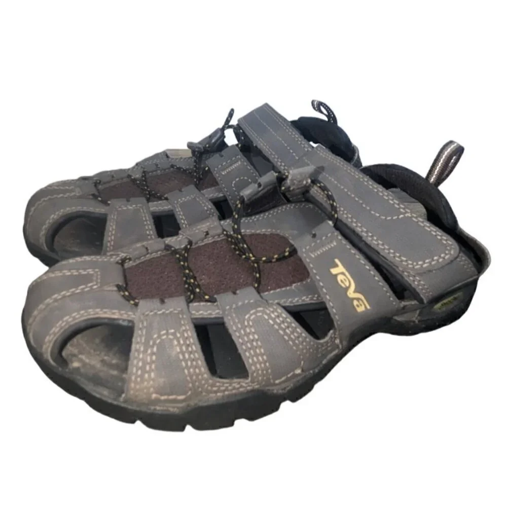 Teva FOREBAY Mens Sandals Hiking Brown Size 7